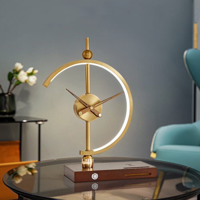 Luna Plus Clock Desk Lamp
