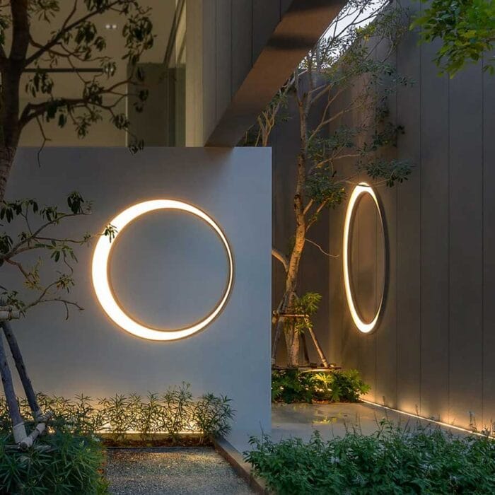 Halo Outdoor Wall Light