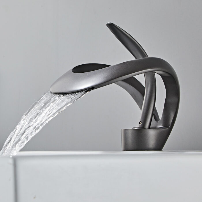 Sleek Waterfall Basin Faucet